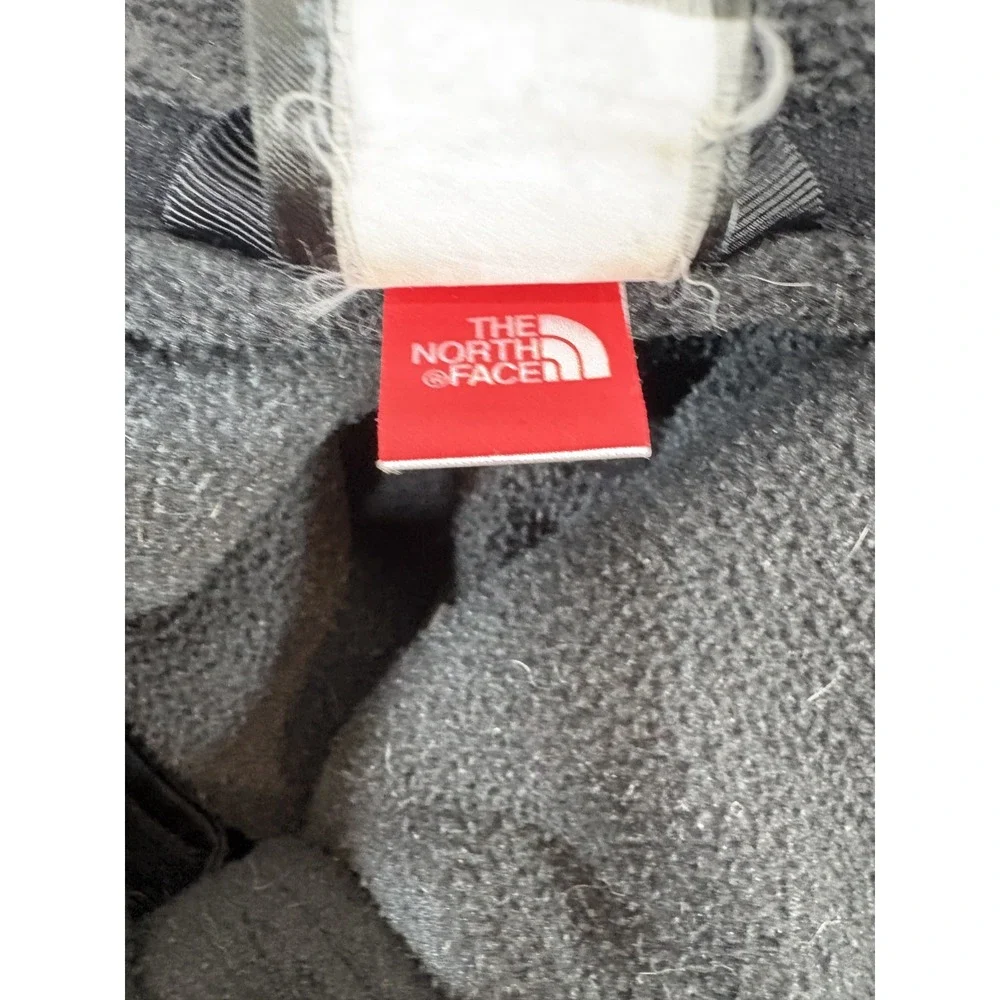 THE NORTH FACE Jacket Men's Medium M Black Low Pile Fleece Zip Winter Outdoors